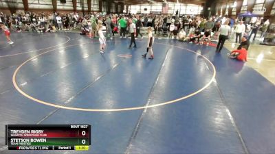 78 lbs Semifinal - Stetson Bowen, Team Prestige vs Treyden Rigby, Wasatch Wrestling Club