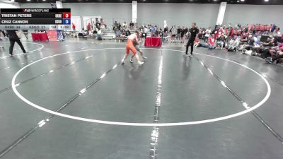 126 lbs Tristan Peters, Oklahoma Red vs Cruz Cannon, Team Kansas Gold