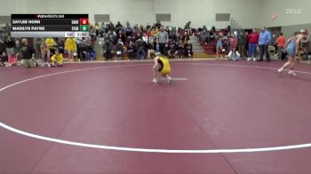 103-108 lbs 1st Place Match - Madilyn Payne, Starmont Girls vs Zaylee Horn, East Buchanan Girls