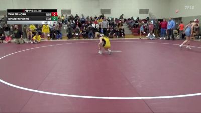 103-108 lbs 1st Place Match - Madilyn Payne, Starmont Girls vs Zaylee Horn, East Buchanan Girls