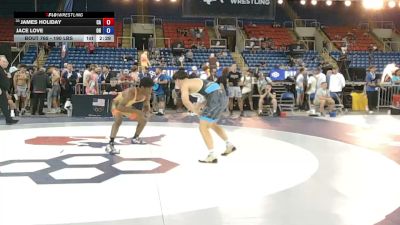 190 lbs Champ. Rd Of 128 - James Holiday, California vs Jace Love, Ohio