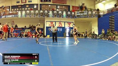 106 lbs Champ Round 1 (16 Team) - Kolby Robinson, Renselear Central vs Royce Malone, Monrovia