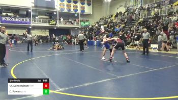 172 lbs Qtr-finals - Asher Cunningham, State College vs Cy Fowler, Cleveland-TN