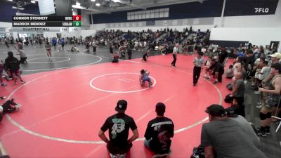 70 lbs Quarterfinal - Maddox Mendez, 5th St Bar & Grill WC vs Connor Stennett, Rough House Wrestling Club