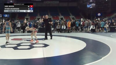 88 lbs Cons. Rd Of 16 - Abel Mixon, Kansas vs Ryder Uhlenhake, Iowa