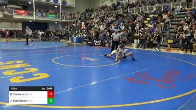 90 lbs Round Of 16 - Bryce Bereksazi, Seneca Valley vs James Hanslovan, WPA Spartans