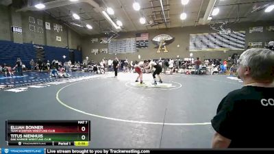 250 lbs Semifinal - Titus Nienhuis, Oak Harbor Wrestling Club vs Elijah Bonner, Team Scorpion Wrestling Club