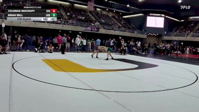93 lbs 5th Place - Coleman Beecroft, Spring Grove vs Brian Bell, Lansdale