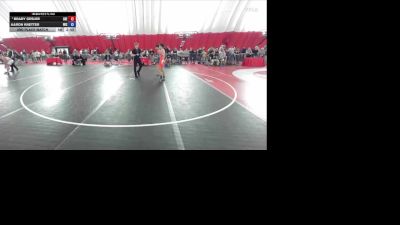 144 lbs 3rd Place Match - Brady Gesler, Chetek-Weyerhaeuser vs Aaron Knetter, Weigh In Club