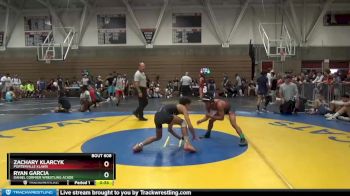 108 lbs Cons. Round 5 - Zachary Klarcyk, Porterville Klaws vs Ryan Garcia, Daniel Cormier Wrestling Acade