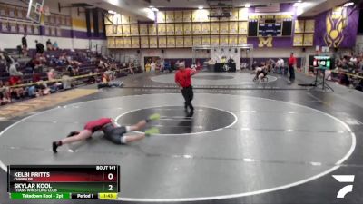 100 lbs Round 2 - Kelbi Pritts, Chandler vs Skylar Kool, Titans Wrestling Club