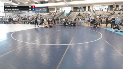 120 lbs Champ. Rd Of 32 - Jake Zesiger, Sanderson Wrestling Academy vs Atticus Salinas, Gold Rush Wrestling