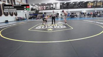 165 lbs Quarterfinal - Carter Mock, Heidelberg vs Paden Gordinier, Adrian