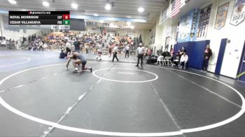 132 lbs Champ. Round 1 - Royal Morrison, Cypress vs Cesar Villanueva, Porteville