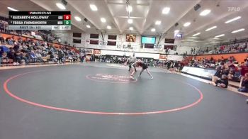 155 lbs Quarterfinal - Tessa Farnsworth, Moorcroft vs Elizabeth Holloway, Greybull/Riverside