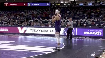 157 lbs BC LaPrade, Virginia Tech vs Ryan Deakin, Northwestern
