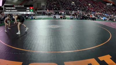 3A 132 lbs Quarterfinal - Eston Beck, Aberdeen vs Kelby Harvey, St. Maries