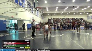 126 lbs Champ. Round 1 - Benjamin Perez, Fontana High School vs Andrew McAdam, Simi Valley