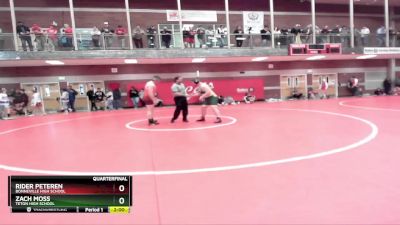 285 lbs Quarterfinal - Rider Peteren, Bonneville High School vs Zach Moss, Teton High School