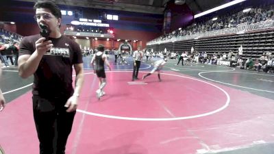 82 lbs Semifinal - Beaudin Murphy, Billings WC vs Owen Gustafson, Grandview Wolves WC