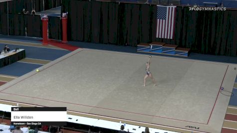 Ella Willden - Ball - 2021 Rhythmic Elite Qualifier