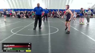 92 lbs Finals (2 Team) - Willem Busch, CP Elite vs Sam Adams, Terps Xtreme