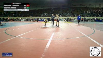 Consi Of 32 #2 - Ranger Blackwood, Plainview JH vs Oscar Martinez, Enid Junior High