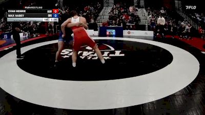 80kg Quarterfinal - Evan Henrie, Strathcona Wrestling Club vs Max Sabey, Spartan Wrestling Club
