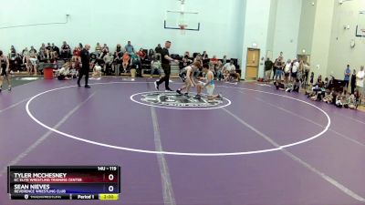 119 lbs Round 1 - Sean Nieves, Reverence Wrestling Club vs Tyler McChesney, KC Elite Wrestling Training Center