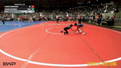 55 lbs Quarterfinal - Philip Espinosa, Rough House vs Gavin Sowers, Rising Kingz