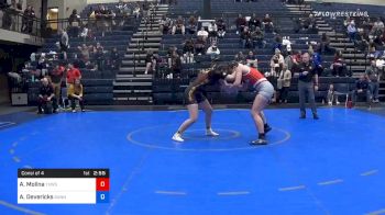 170 lbs Consolation - Ashley Molina, Texas Wesleyan (W) vs Amara Devericks, Gannon