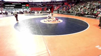 1A 113 lbs 3rd Place Match - Dylan Eimer, Stanford (Olympia) vs Cohen Sweely, Benton