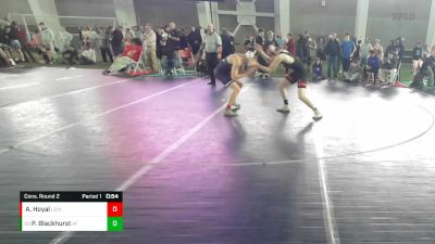 150 lbs Cons. Round 2 - Pharis Blackhurst, American Fork vs Adam Hoyal, Lehi