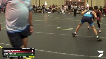 150 lbs Champ. Round 1 - Zack Morales, Smitty`s Barn vs Cayden Bradburn, Arsenal WC