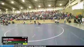 141 lbs Cons. Round 4 - Cooper Robins, Syracuse vs Devin James, Clearfield