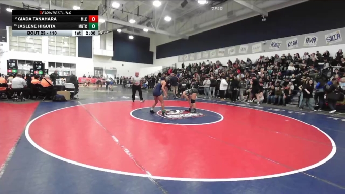 110 lbs Champ. Round 1 - Jaslene Higuita, Rowland vs Giada Tanahara ...