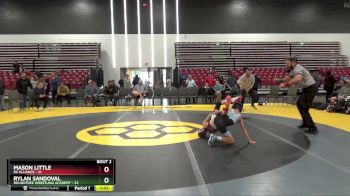 70 lbs Round 1 (8 Team) - Rylan Sandoval, Roundtree Wrestling Academy vs Mason Little, PA Alliance