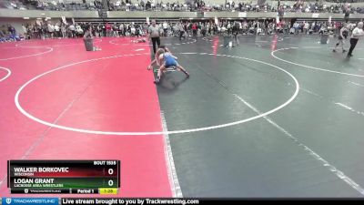 98 lbs Champ. Round 2 - Walker Borkovec, Wisconsin vs Logan Grant, LaCrosse Area Wrestlers