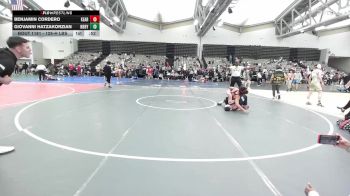 128-H lbs Consi Of 32 #2 - Benjamin Cordero, Kearny vs Giovanni Hatzakorzian, North Babylon