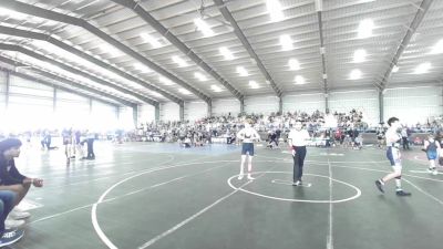 123 lbs Consolation - Larry Duran, Belen Jr Wrestling vs Elijah Montoya Mora, New Mexico Bad Boyz