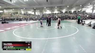 130 lbs Round 2 - Jace Glover, Rabbit Wrestling Club vs Olli Peden, Maximum Velocity