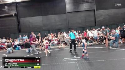 53 lbs Quarterfinal - Jameson Campbell, Legacy Elite vs Ct Hallman, Ninety Six Wrestling