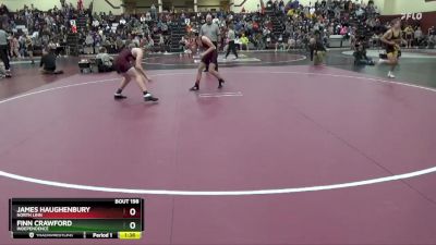 120-125 lbs 1st Place Match - Finn Crawford, Independence vs James Haughenbury, North Linn