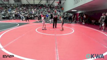 46 lbs Quarterfinal - Kashton Legg, Keystone Kids Wrestling Club vs Dallas McClain, Berryhill Wrestling Club