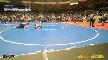 49 lbs Consolation - Easton Ball, NWo Wrestling Club vs Marcus Figueroa, Vasky Bros