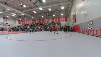 126 lbs Champ. Round 1 - Eliyano Garcia, Denver East vs Matthew Bradley, Antonito