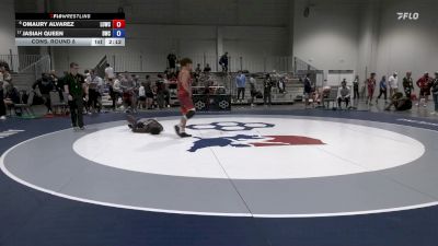 79 lbs Cons. Round 8 - Omaury Alvarez, Level Up Wrestling Center vs Jasiah Queen, Dragon Wrestling Club