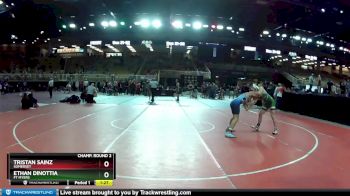 132 lbs Champ. Round 2 - Ethan DiNottia, Ft Myers vs Tristan Sainz, Somerset