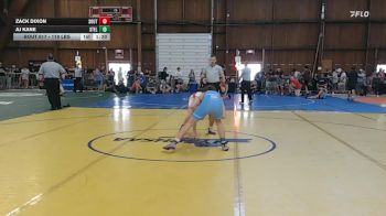 119 lbs 5th Place - Zack Dixon, South Side Wrestling Club vs Aj Kane, Steller Trained