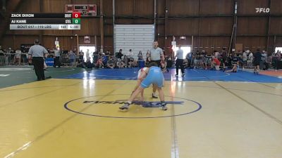 119 lbs 5th Place - Zack Dixon, South Side Wrestling Club vs Aj Kane, Steller Trained